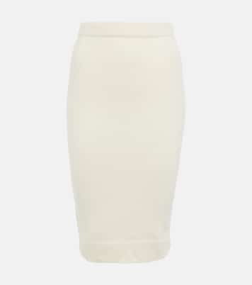 Falda midi en mezcla de algodón | Tom Ford
