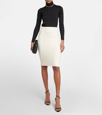 Falda midi en mezcla de algodón | Tom Ford