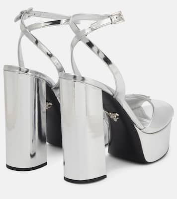 Sandali con plateau in pelle | Prada
