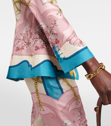 Blazer in seta con stampa | Etro