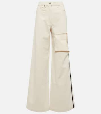 Distressed high-rise wide-leg jeans | Peter Do