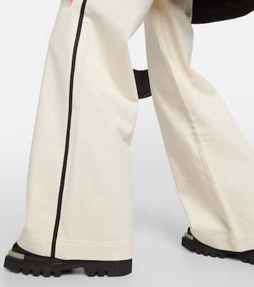Distressed high-rise wide-leg jeans | Peter Do