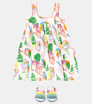 Abito in cotone con stampa | Stella McCartney Kids