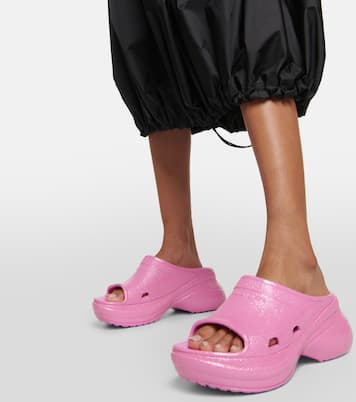x Crocs platform slides | Balenciaga