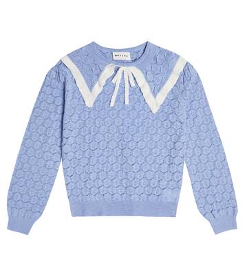 Saffron collared cotton-blend sweater | Morley