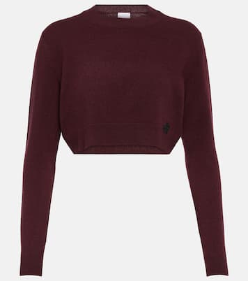 Jersey cropped de lana y cachemir | Patou
