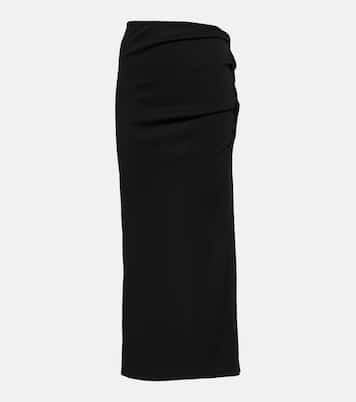 Open Twist ribbed-knit maxi skirt | Christopher Esber