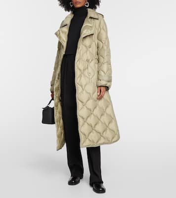 Quilted down trench coat | Dorothee Schumacher