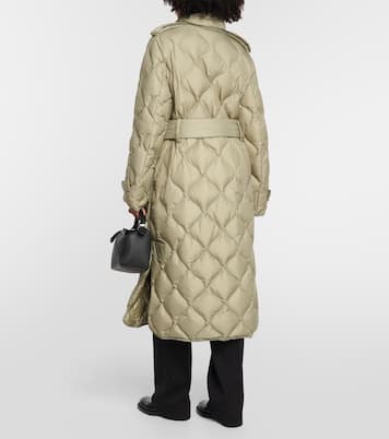 Quilted down trench coat | Dorothee Schumacher