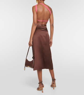 La Maille Ascu one-shoulder crop top | Jacquemus
