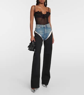 Wire Brasier mesh bodysuit | Y/Project