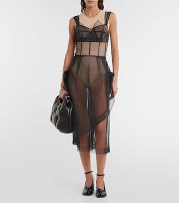 Robe midi en tulle | Maison Margiela