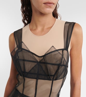 Robe midi en tulle | Maison Margiela