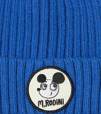 Gorro de lana y algodón acanalado | Mini Rodini