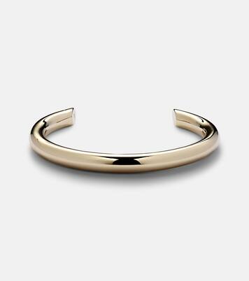 Samira Slice 10kt gold-plated cuff bracelet | Jennifer Fisher