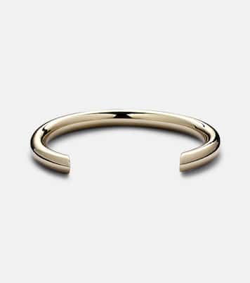 Samira Slice 10kt gold-plated cuff bracelet | Jennifer Fisher