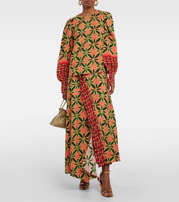 Blouse Lilliana imprimée en crêpe | Ulla Johnson