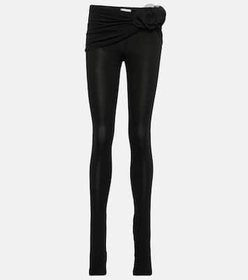 Leggings in jersey con applicazione | Magda Butrym