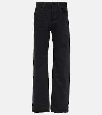 Jeans a gamba larga e vita alta | Saint Laurent