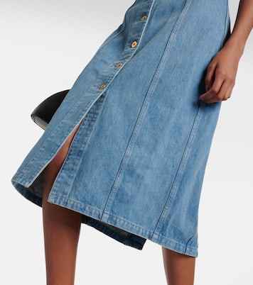 Vestido midi en denim | Patou