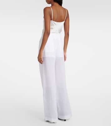 Weite Hose aus Ramie | Chloé
