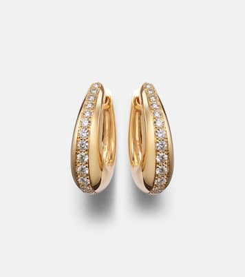 Boucles d'oreilles Chakra Icon en or 18 ct et diamants | Ananya