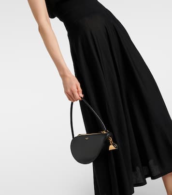 Schultertasche Le Demi-Cœur aus Leder | Alaïa