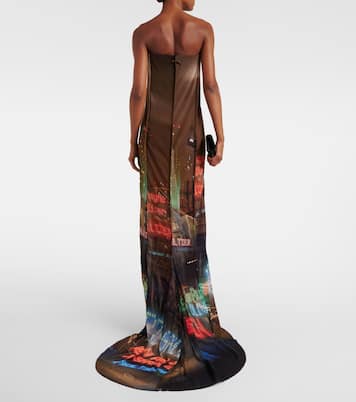  x Shayne Oliver printed tulle gown | Jean Paul Gaultier