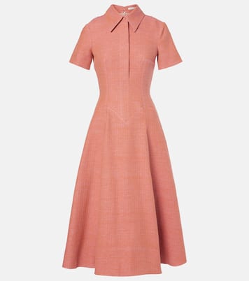 Abito midi Jody in cotone e lino | Emilia Wickstead