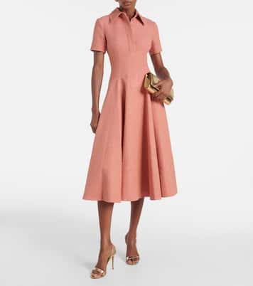 Abito midi Jody in cotone e lino | Emilia Wickstead