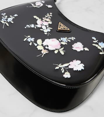 Sac Prada Cleo en cuir à fleurs | Prada