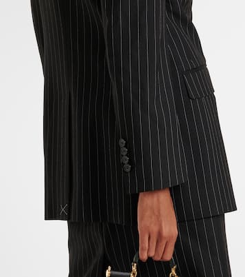 Blazer gessato in lana vergine | Dolce&Gabbana