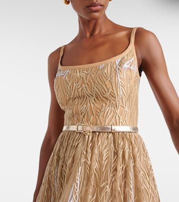 Robe longue Arboreal brodée | Elie Saab