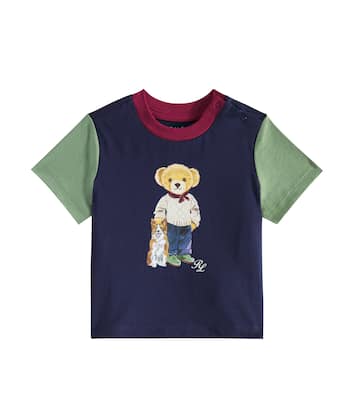 Baby Polo Bear cotton T-shirt | Polo Ralph Lauren Kids