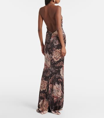 Bedruckte Robe aus Samt | Etro
