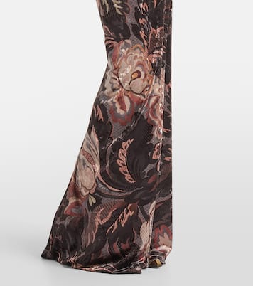 Bedruckte Robe aus Samt | Etro