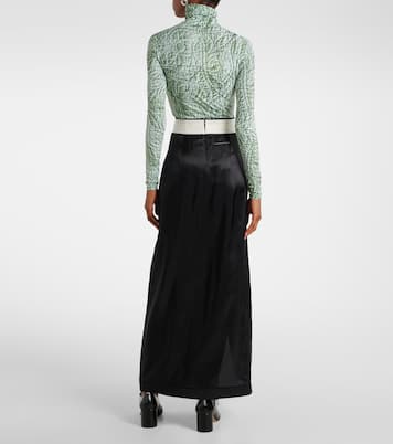 Gonna lunga in raso | MM6 Maison Margiela