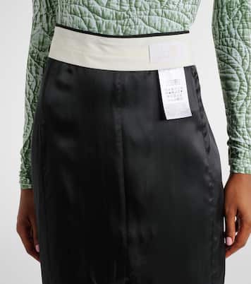 Gonna lunga in raso | MM6 Maison Margiela