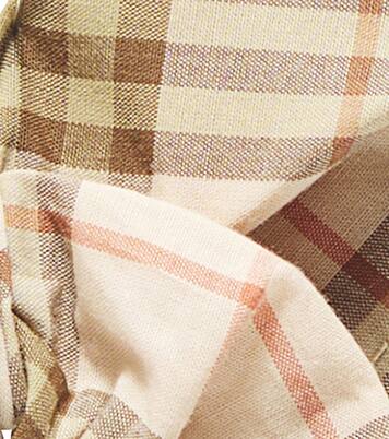 Scrunchie in cotone Burberry Check | Burberry Kids