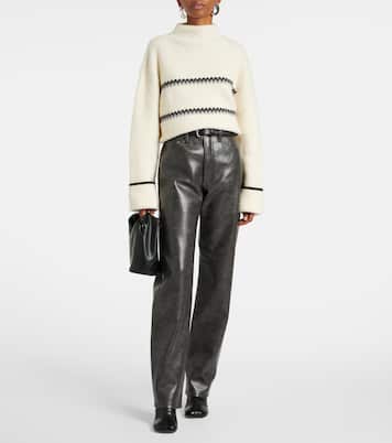 White Label Anne Fair Isle wool-blend sweater | Proenza Schouler