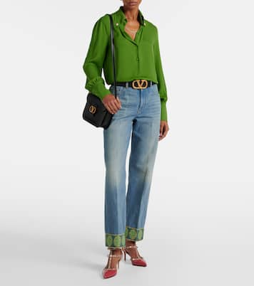 Escarpins Rockstud 65 en cuir verni | Valentino Garavani
