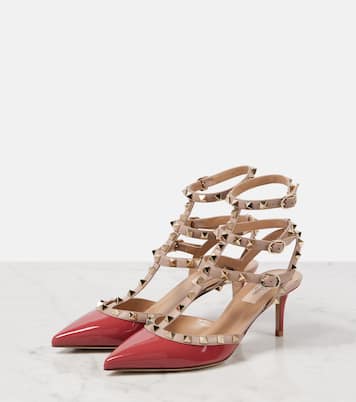 Escarpins Rockstud 65 en cuir verni | Valentino Garavani
