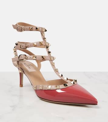Escarpins Rockstud 65 en cuir verni | Valentino Garavani