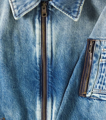 Denim bomber jacket | Dolce&Gabbana Kids