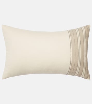 Cuscino in cotone e cashmere a righe | Loro Piana