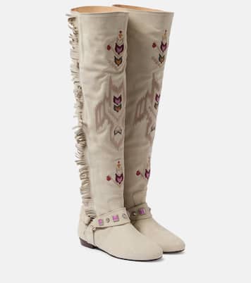 Botas altas Soksa de ante adornadas | Isabel Marant