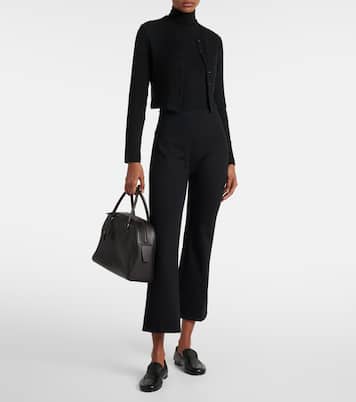 Pantalon évasé raccourci | Leset