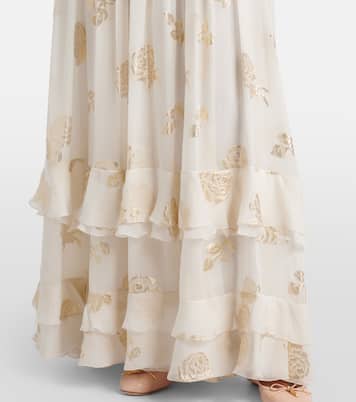 Maxirock aus Musselin-Jacquard | Chloé