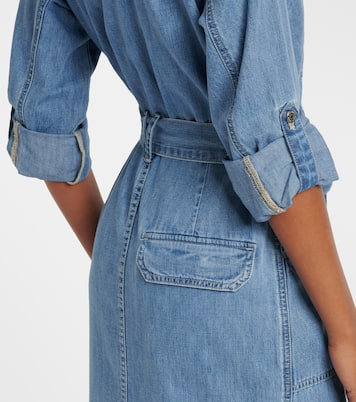 Vestido camisero Evelyn de denim | Veronica Beard