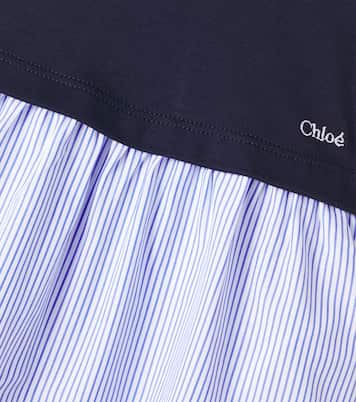 Bebé - vestido en popelín de algodón | Chloé Kids